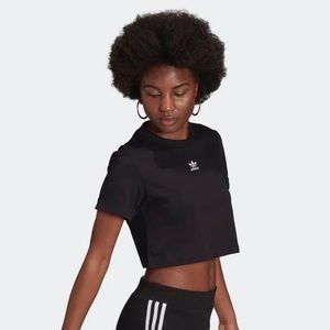 Adidas Adicolor Essentials Cropped Tee Black